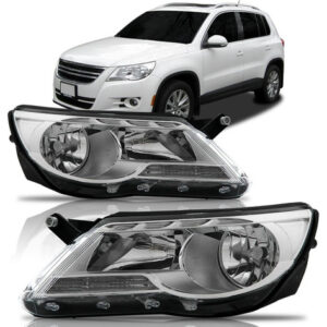 Par Farol Tiguan 2009 2010 2011 Vw Direito E Esquerdo