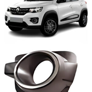 Grade Parachoque Para Kwid 2017 A 2022 C/m Aro Cromado Esquerdo Motorista Brilhante