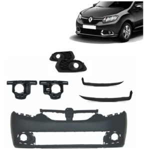 Kit Parachoque Sandero 2015 2016 2017 A 2020 Preto