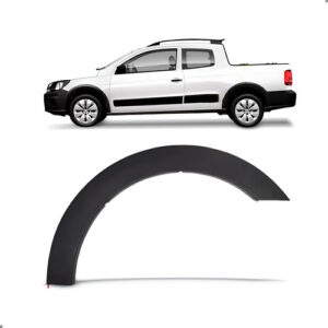 Alargador Vao De Roda Traseiro Para Saveiro 2017 A 2023 Esquerdo Motorista