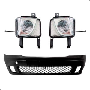 Kit Parachoque E Milha Para Montana E Corsa Sport 2008 A 12 Preto