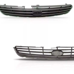 Kit De Parachoques E Grade Ka Dianteiro Traseiro  1a Linha  Preto