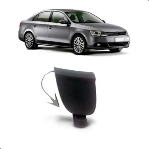 Tampa Reboque Parachoque Traseiro Para Jetta 2012 13 A 2014 Preto