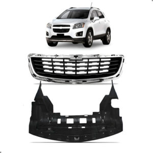 Kit Grade Central E Defletor Para Tracker 2014 A 2016 Preto