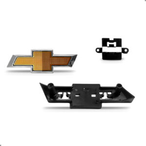 Kit Emblema Da Grade S10 Trailblazer 2021 2022 2024 Preto