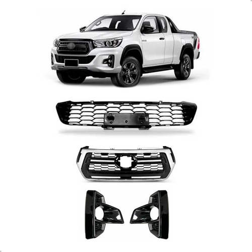 Kit Grades Pickup Hilux 2018 2019 2020 Inferior E Superior