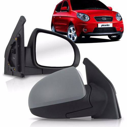 Retrovisor Picanto Kia Sem Pisca Ano 2007 2008 2009 Direito