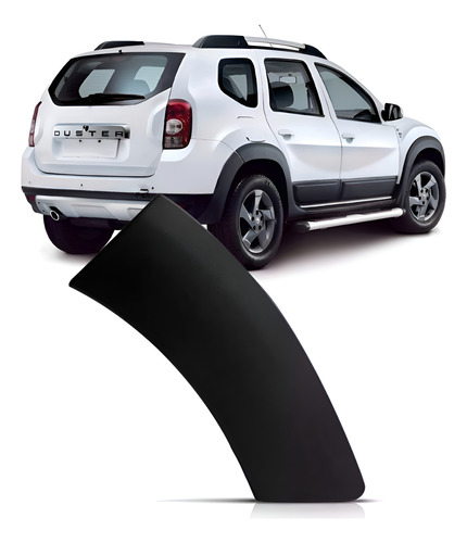 Moldura Vao Da Roda Traseiro Duster 2010 A 2014 Menor Le Esquerdo