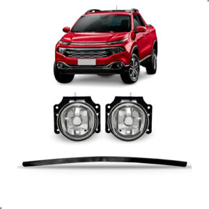 Kit Spoiler Toro 2016 2017 2018 A 2021 Com Par Farol Milhas