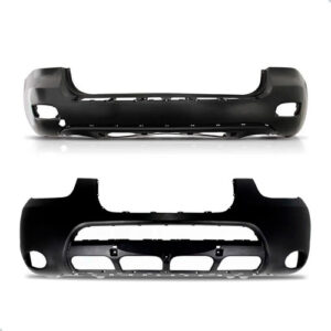 Kit Parachoque Dianteiro E Traseiro Santa Fé 2007 2008 2009 Preto