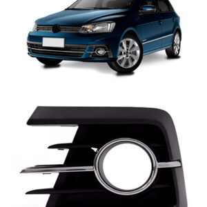 Moldura De Milha Gol Gvii 2016 A 2018 Aro Cromado C/furo Le Cromado