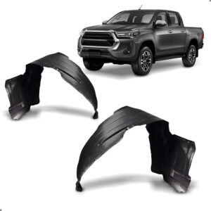 Par Parabarro Protetor Dianteiro Para Hilux Srv 2021 A 2024