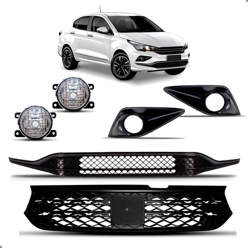 Kit Grades Para Cronos 2023 2024 2025 Com Spoiler E Milhas