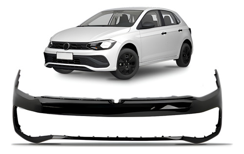 Envolvente Dianteiro Liso Polo Track 2023 A 2025 1a Linha Preto
