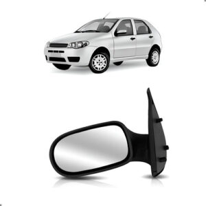 Retrovisor Lateral Palio 2004 A 2011 04 Portas Lado Esquerdo