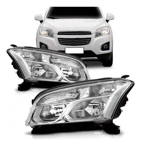Par Farol Tracker 2014 2015 2016 Eletrico Com Motor