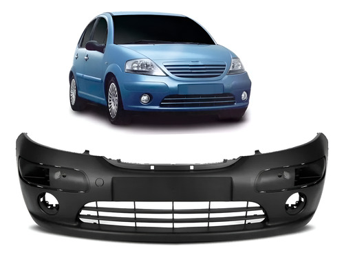 Parachoque Dianteiro C3 2002 A 2007 C/furo Aux 1a Linha