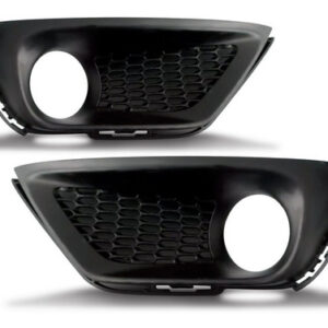 Par Moldura Farol Milha Compass 2017 2018 A 2021 C/ Furo Preto Ambos Lados