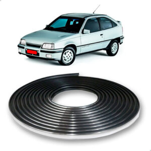 Rolo Friso Cromado Parachoque Kadett Encaixe 06 Metros