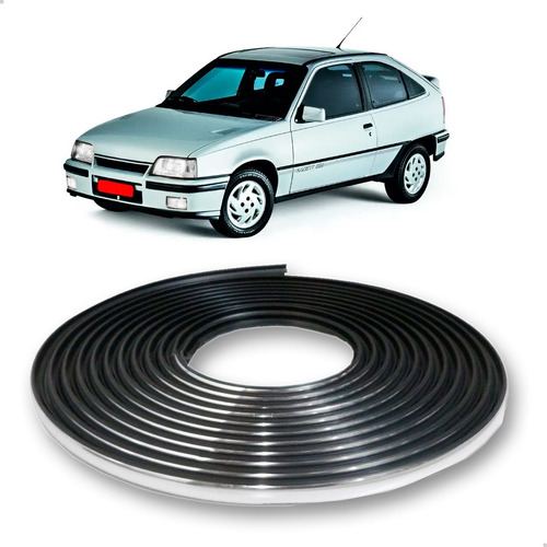 Rolo Friso Cromado Parachoque Kadett Encaixe 06 Metros