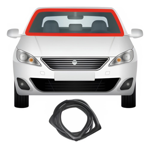 Borracha Para-brisas  Escort Ii/verona/pointer/logus 93/...