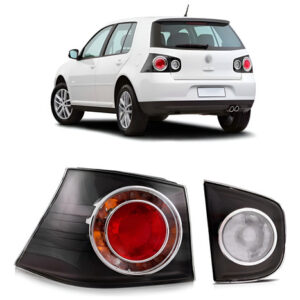 Par Lanterna Traseira Golf 2007 A 2012 Canto E Tampa Le Esquerdo