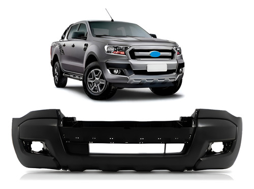Envolvente Dianteiro Ranger 2016 A 2018 Sem Sensor Novo Preto