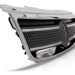 Grade Radiador Idea 2003 2010 Elx Hlx Preta C/friso 1a Linha