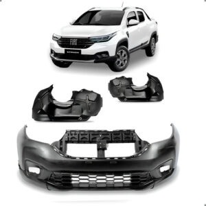 Kit Para Fiat Strada 1.3 2020 A 2026 Com Par Parabarro Preto