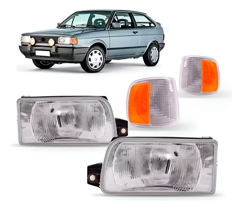 Kit Farol Milha Gol Saveiro 1991 1992 1993 1994