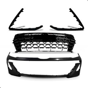 Kit Parachoque Com Grade E Moldura Hb20 2023 2024 2025 2026 Preto