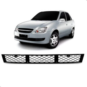 Tela Grade Central Parachoque Corsa Classic 2010 A 2016 Preto