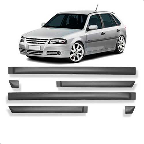 Jogo Friso Lateral Para Gol G4 4pts 2006 A 2008 6pcs