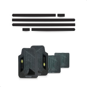 Kit Friso Lateral S10 2001 A 2011 Dupla C/ Jogo Tapete Pvc