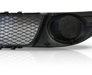 Par Grade Parachoque Moldura Milha Doblo 2009 A 2013 S/ Furo Preto