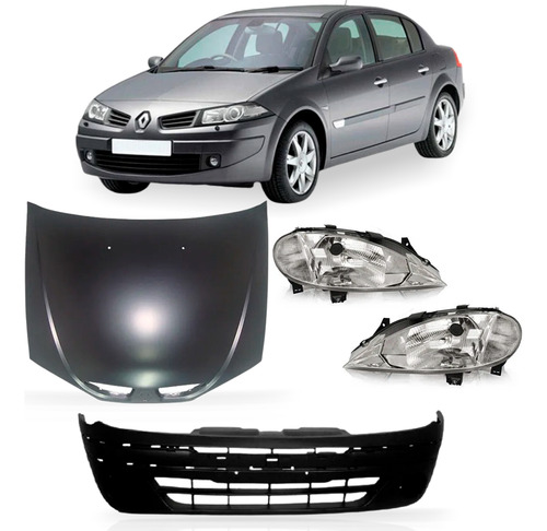 Kit Frente Para Renault Megane 2001 2002 2003