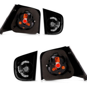 Lanternas Golf Fume 2008 2009 10 11 2012 2013 Jogo 04 Peças. Vermelho