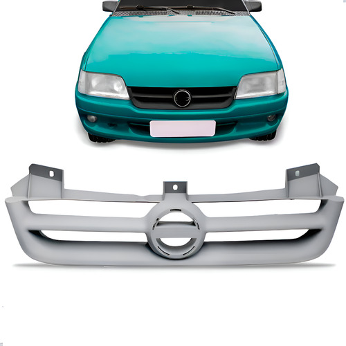 Tela Frontal Radiador Radiador Kadett 1996 1997 1998 Primer Preto