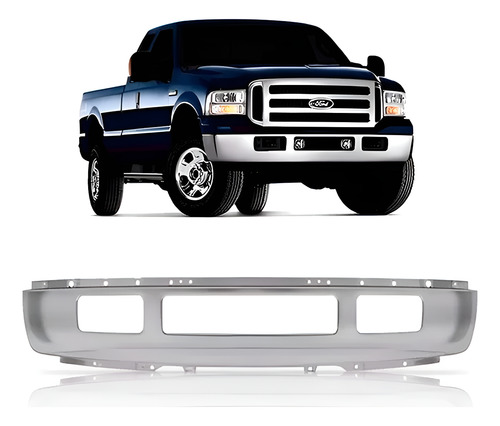 Parachoque Dianteiro Para F250 2006 A 2019 Cromado