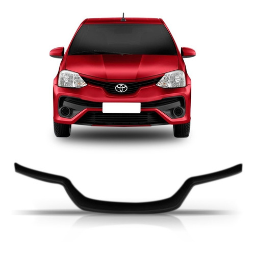 Moldura Inferior Da Grade Dianteira Toyota  Etios 2018 2019. Preto