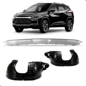 Kit Para Tracker 2020 A 2025 Friso Prata E Par Asa Urubu