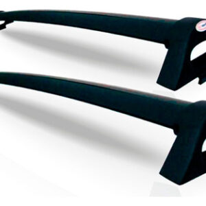 Kit Rack Teto Uno 2001 A 2009 + Maleiro Dobravel 380 Litros Preto