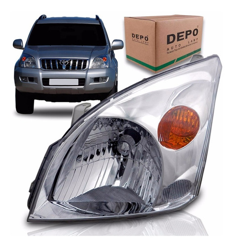 Farol Land Cruiser Prado 2004 2005 06 07 2008 2009 Le Esquerdo