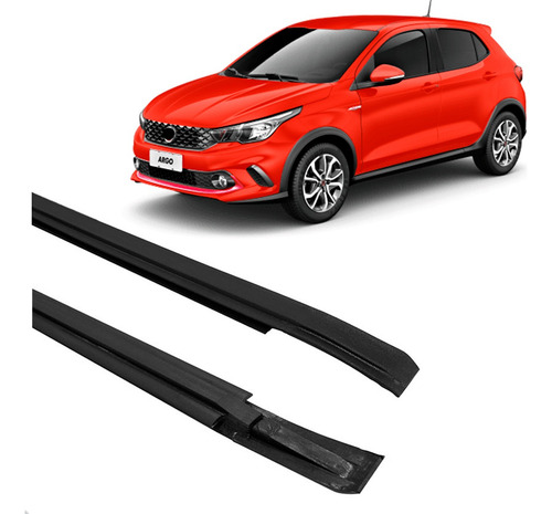 Par Friso De Teto Para Fiat Argo 2018 A 2024 4 Portas