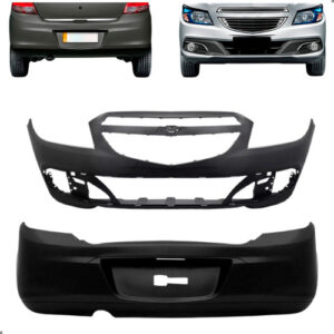 Par Parachoque Dianteiro Traseiro Para Onix Joy 2012 A 2016 Para Pintar