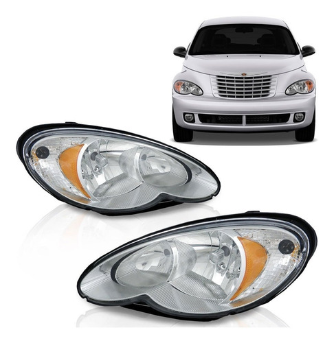 Par Farol Pt Cruiser 2006 2007 2008 2009 2010 Ambar Direito E Esquerdo