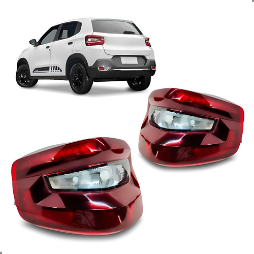 Par Lanterna Traseira Para C3 2021 2022 2023 2024 2025 2026 Ambos Lados