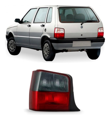 Lanterna Traseira Uno 2004 A 2013 Fume Esquerdo/motorista