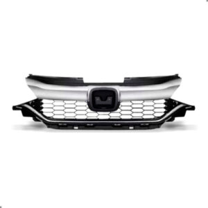 Grade Completa Para City 2018 A 2025 Moldura E Friso Cromado Preto Preto