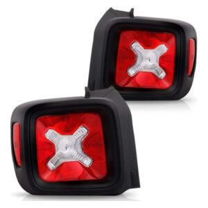 Par Sinaleira Traseira Renegade 2015 2016 2017 Vermelho